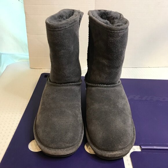 BEARPAW WOMENS GRAY BOOTS SIZE 7 - Picture 1 of 6